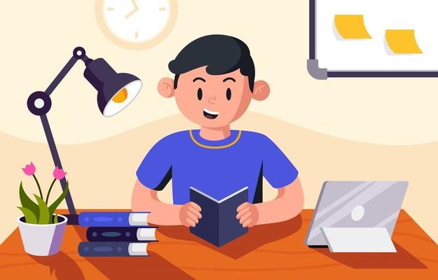 Student Studying